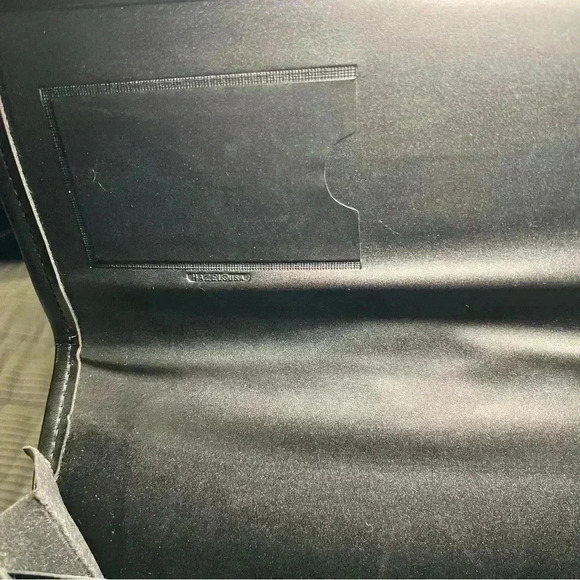 Amiet Swiss Black Leather Portfolio File / Document Bag - Picture 10 of 16